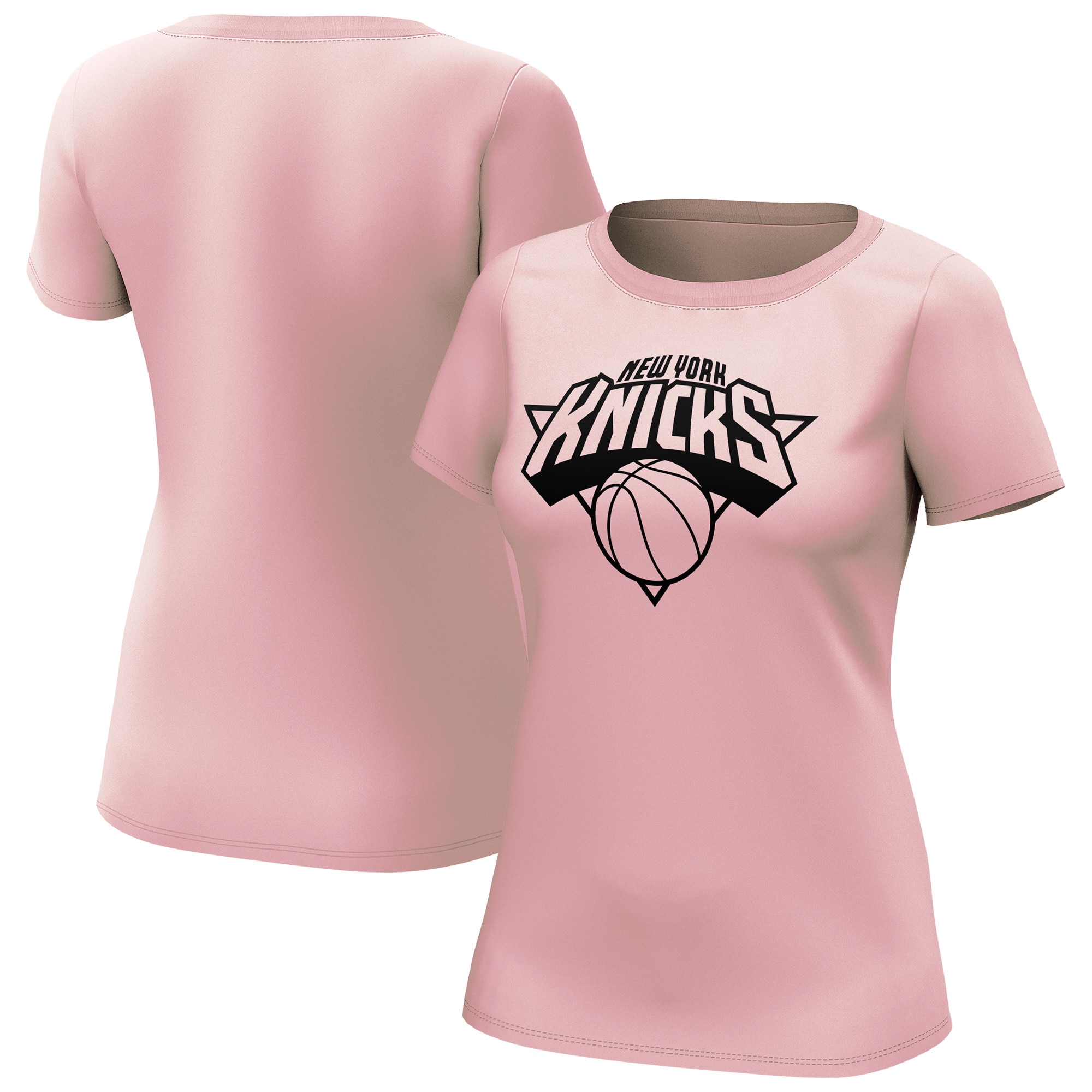New York Knicks Fashion Color Logo T -Shirt - Frauen Image