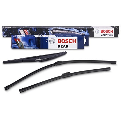 Bosch Scheibenwischer A103S vorne + H840 hinten [Hersteller-Nr. 41109215] für BMW