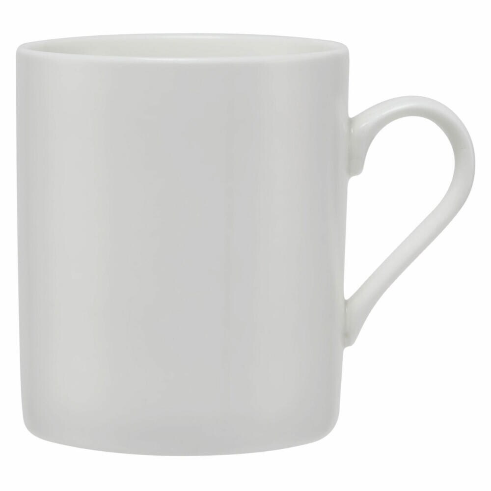 Maxwell & Williams Becher White Basics zylindrisch, Tasse, Porzellan, Weiß, 300 ml, WBA0005 Image