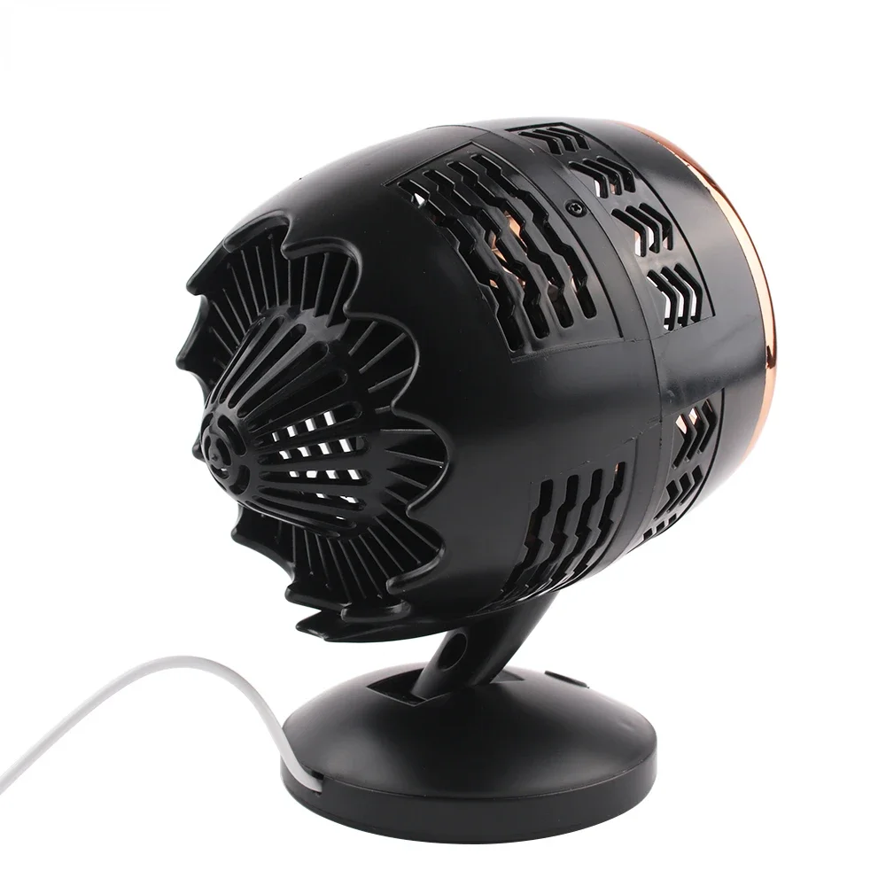 Climatiseur de bureau portable USB, ventilateur électrique, refroidisseur, ventilateur rotatif, résistant au vent de bain pour le bureau et la maison