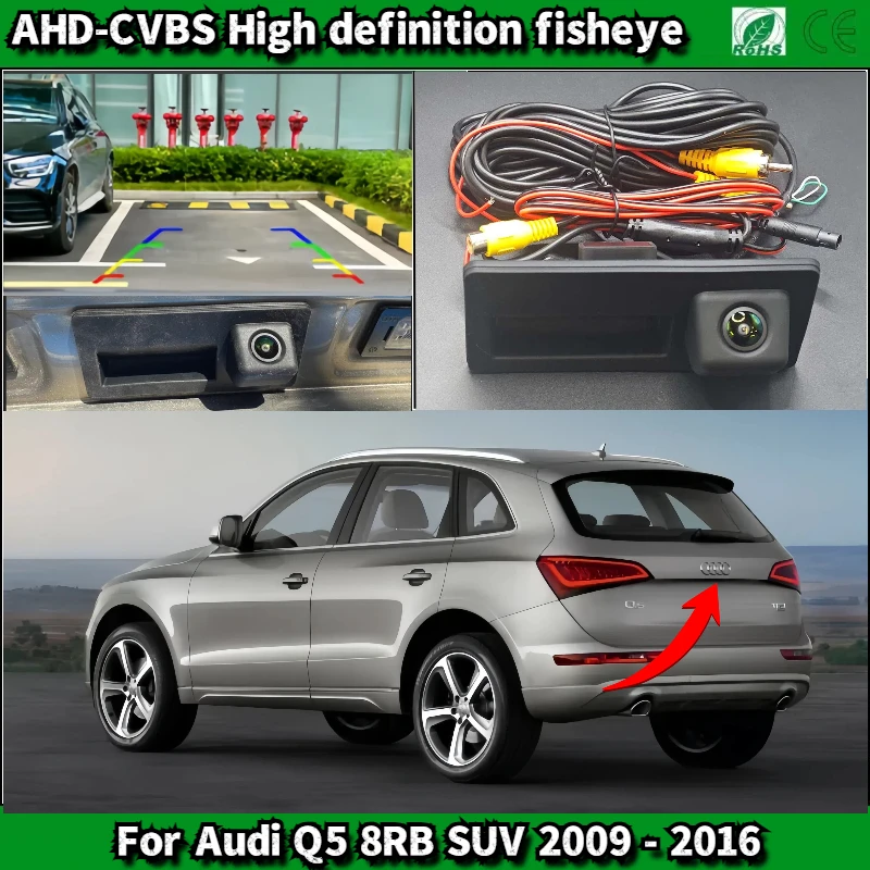 Kofferraum griff Rückfahr kamera für Audi Q5 8rb Geländewagen 2009-2016 CD/Nachtsicht Rückfahr kamera Image