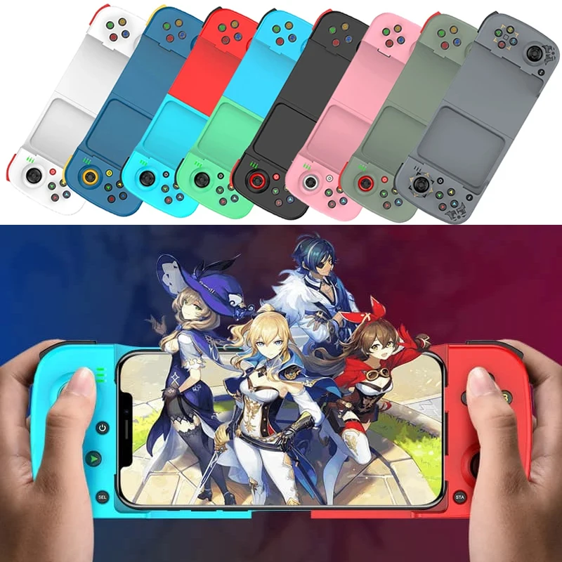 D3 Wireless Retractable Gamepad Bluetooth 5,0 Für Smartphone Android IOS Geräte Joystick für PS3/PS4 PC Video Game Controller