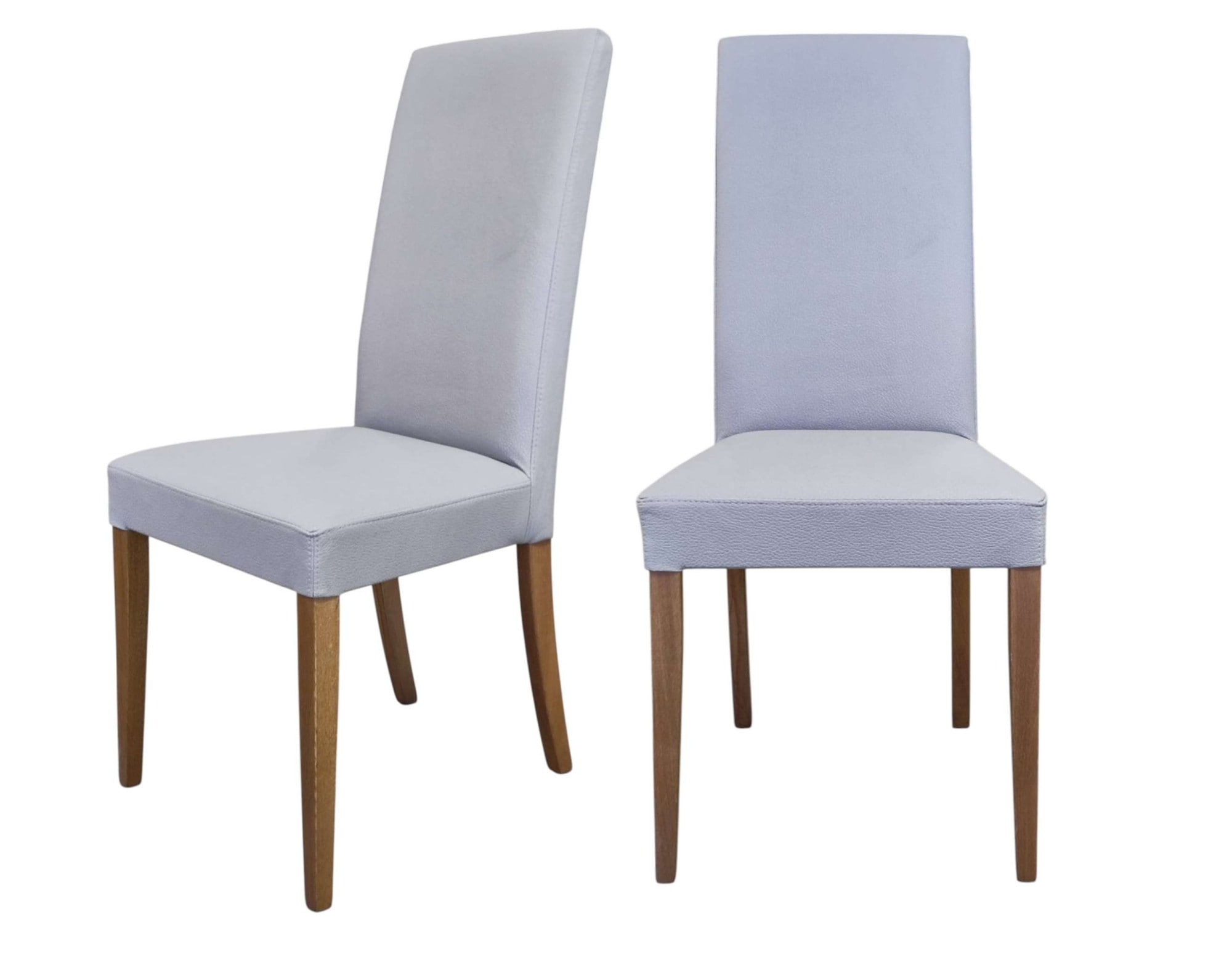 Polsterstuhl HOME AFFAIRE "Java Polsterstuhl, Küchenstuhl, 4-Fußstuhl", grau, eiche look, B:47cm H:93cm T:57cm, Massivholz, Polyester, Stühle, Polsterstuhl, Bequem und stilvoll. Gepolstert. Hohe Lehne. Massivholz-Beine.