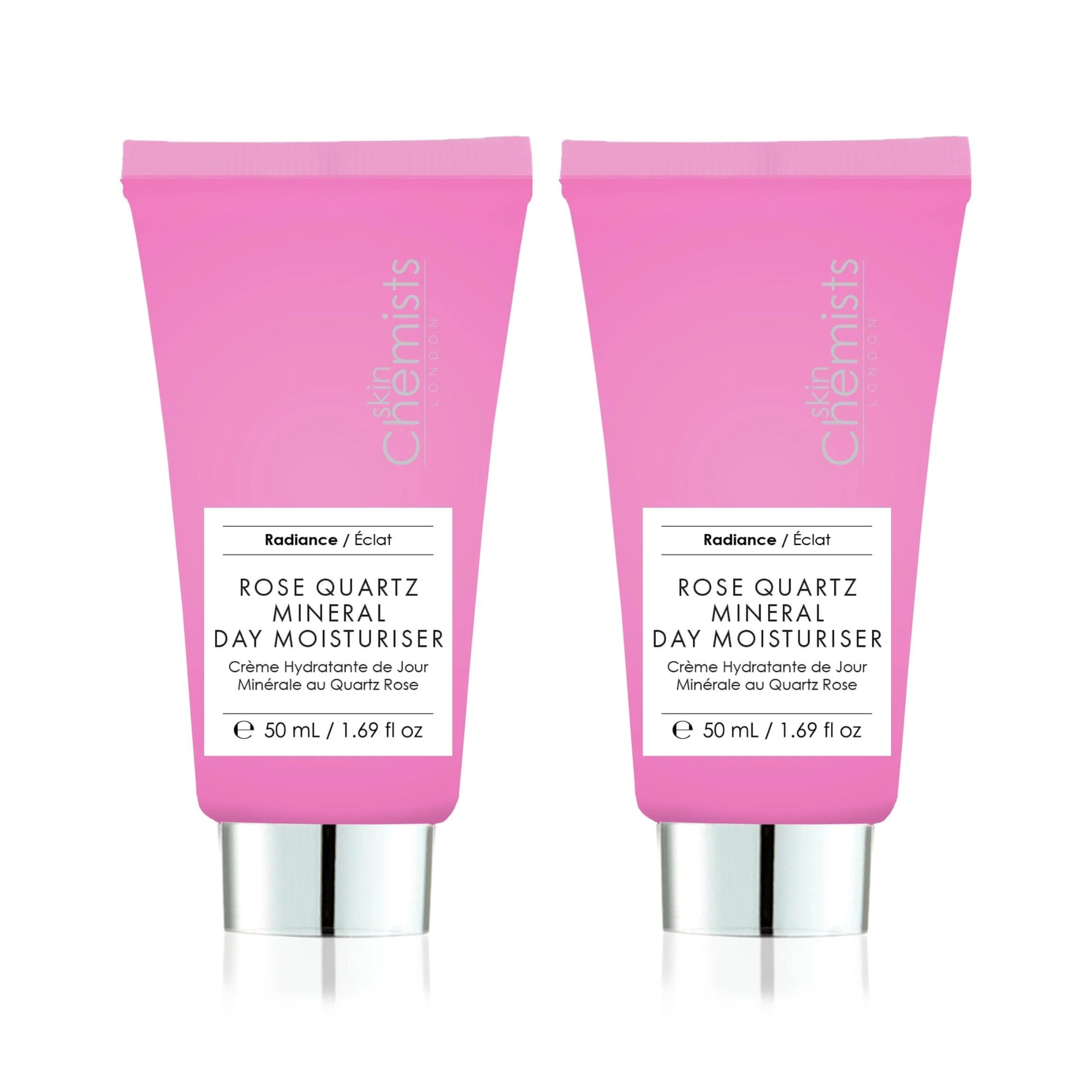 skinChemists Rosenquarz Mineral Tagesfeuchtigkeitspflege 50ml x 2 Duo Set Image