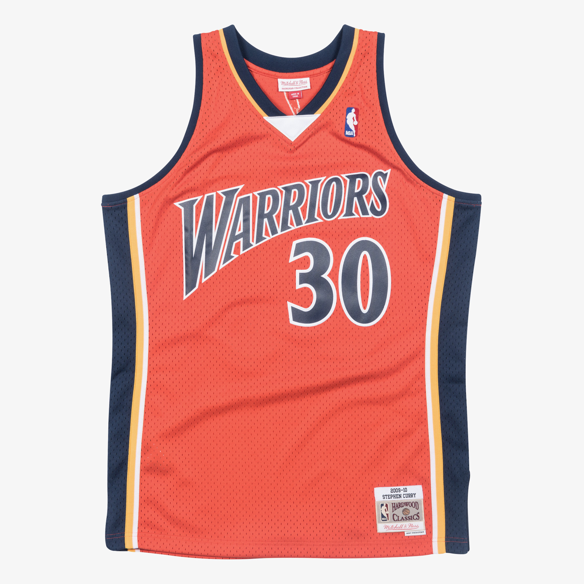 Golden State Warriors Mitchell & Ness Swingman-Trikot, Ersatzspieler Stephen Curry 2009–10 Image