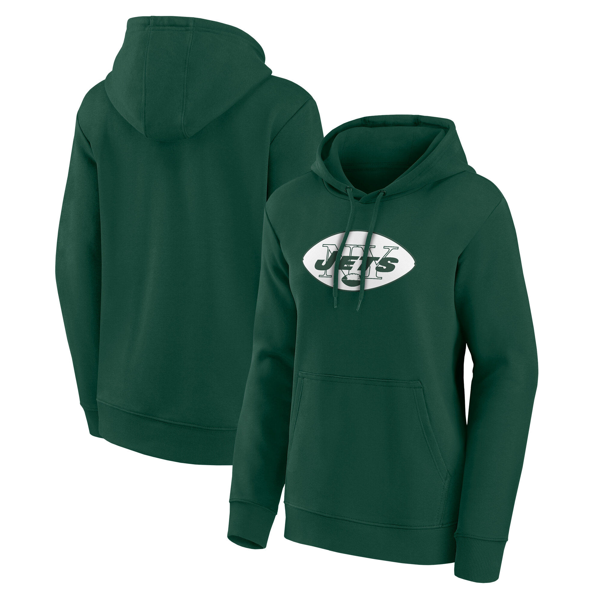 New York Jets Hoodie mit klassischem Logo – Damen Image