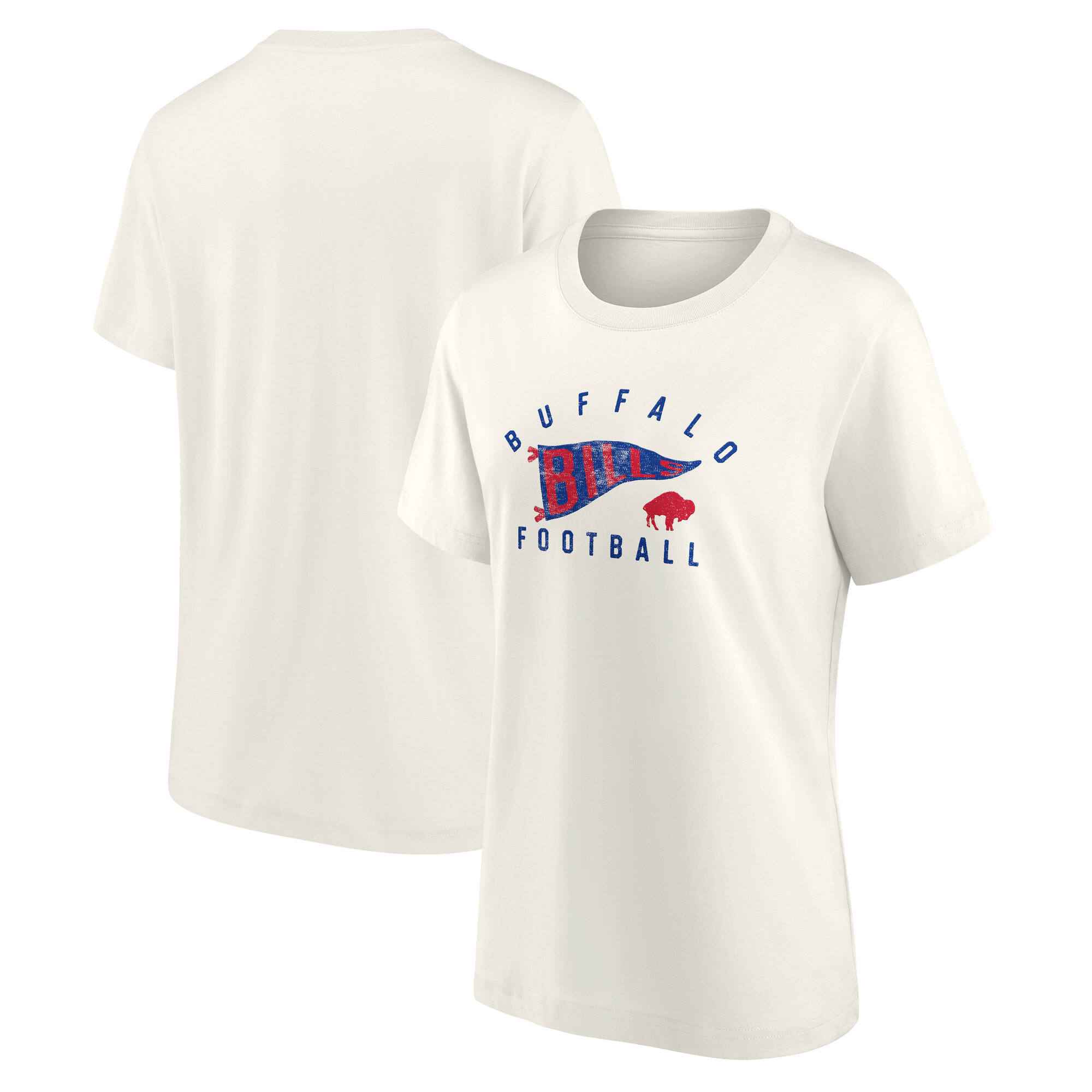 Buffalo Bills Pennant Wave Tribute T-Shirt - Damen Image
