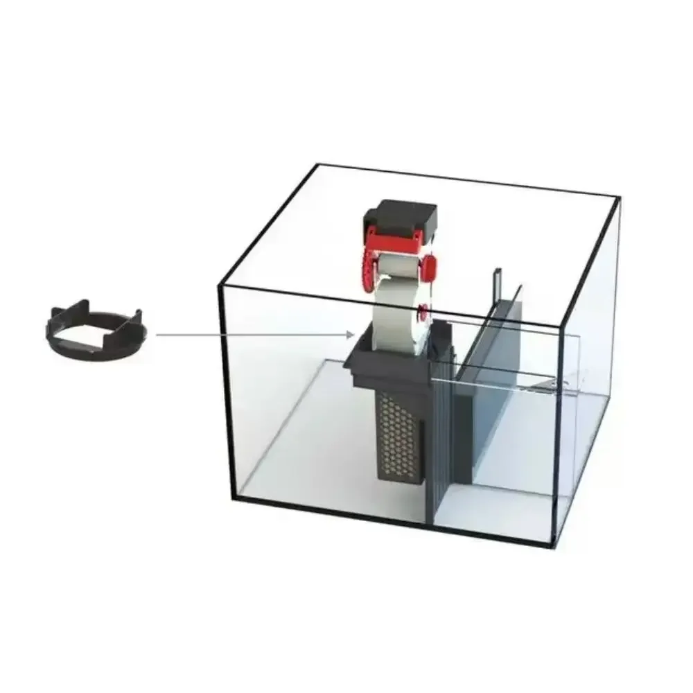 NanoMat Aquarium-Rollenfilter, automatischer kompakter Prozessor, kontrolliert, empfohlen für Systeme bis zu 200 l/53 Gallonen Image
