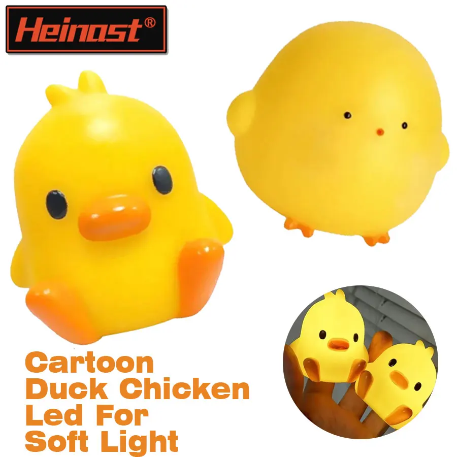 Ente/Huhn Nachtlicht Schlafzimmer Dekoration Niedliche Cartoon-Tier Nachtlicht Weihnachtsgeschenke für Kinderzimmer Nachttischlampe