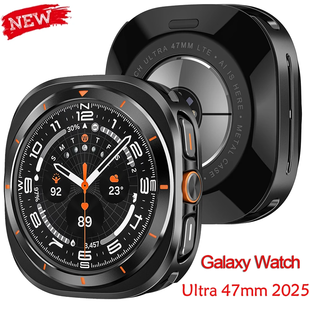 Metalllegierungsgehäuse für Samsung Galaxy Watch 8 40 mm 44 mm Upgrade Ultra Anti-Fall-Schutzhülle für Galaxy Watch Ultra 47 mm Image