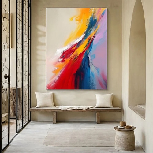 Originales, handgemaltes Leinwandbild, großes Wandbild, moderne Raumgestaltung, abstrakte Kunst, abstrakte Malerei Image