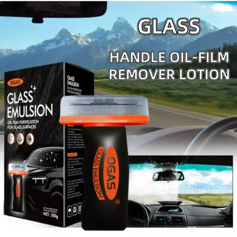 Auto Glas Öl Film Entferner Automotive Glas Schwamm Reinigung Pinsel Front Inneren Windschutzscheibe Glas Öl Film Reiniger Für Auto Reinigung Image