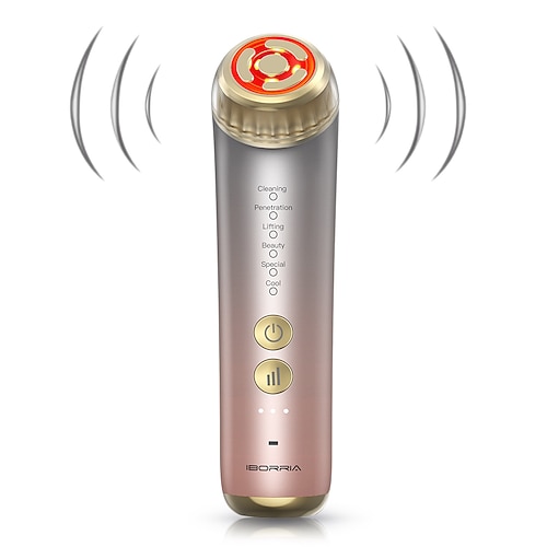 Neues, heiß begehrtes EMS-Mikrostrom-RF-Schönheitsgerät für die Gesichtspflege zu Hause – ein multifunktionales Gerät zur Porenreinigung, Unreinheitenentfernung, Faltenreduzierung und Steigerung der Image