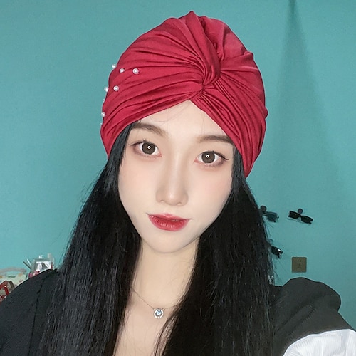 Duschhauben Bademütze Badekappe aus Stoff für Erwachsene Nylon Wasserdicht Haarschutz Surfen Strand Image