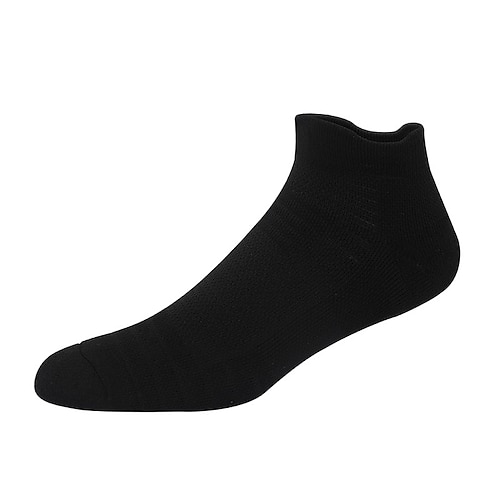 Herren 3 Paare Socken Laufsocken Freizeitsocken SchwarzWeißGrau Schwarz Farbe Einfach Outdoor Urlaub Fitness Dünn Sommer Frühling Mode Streetwear Image