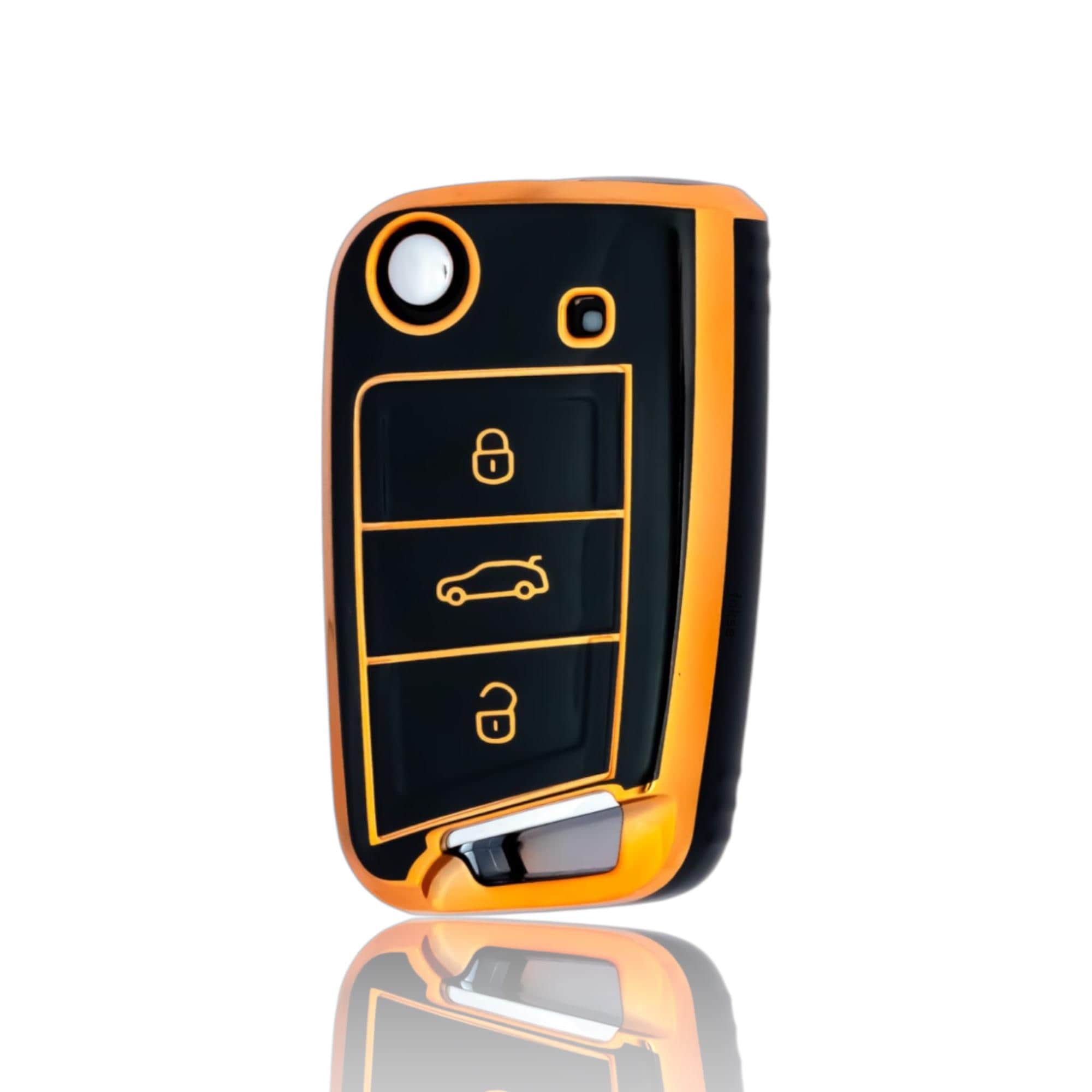 Custodia protettiva per chiave auto per Volkswagen VW Polo Tiguan Passat Golf 7 MK7 Skoda Seat