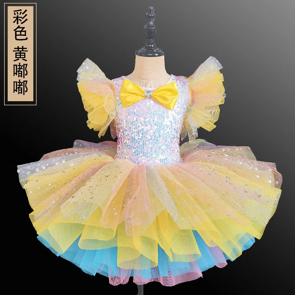 Vêtements pour enfants justaucorps pour filles robe Tutu de Ballet vêtements de danse fête enfants vêtements scène Costumes Performance princesse fée