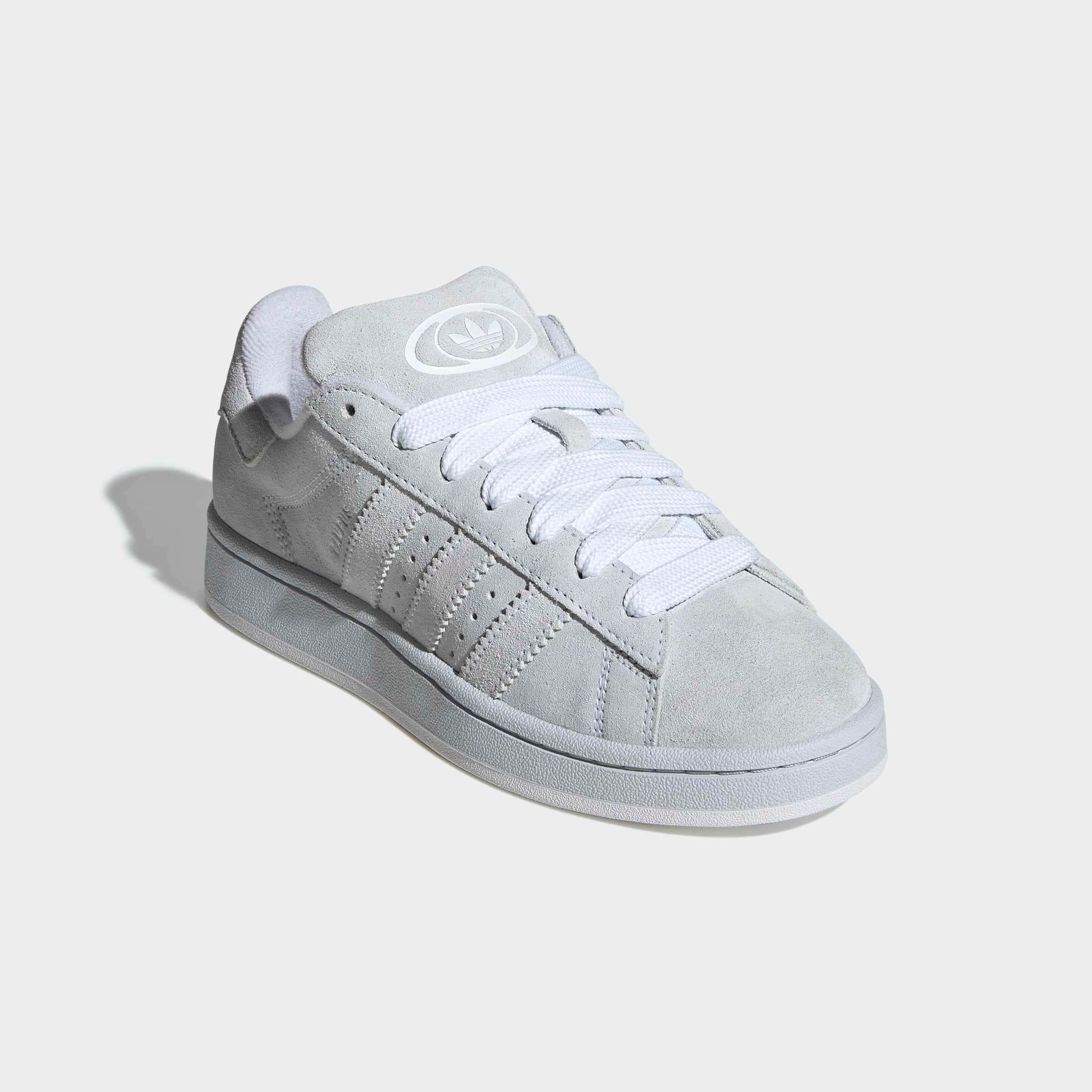 Sneaker ADIDAS ORIGINALS "CAMPUS 00S", Damen, Gr. 37, clear onix, cloud weiß, cloud weiß, Leder, Schuhe Sneaker
