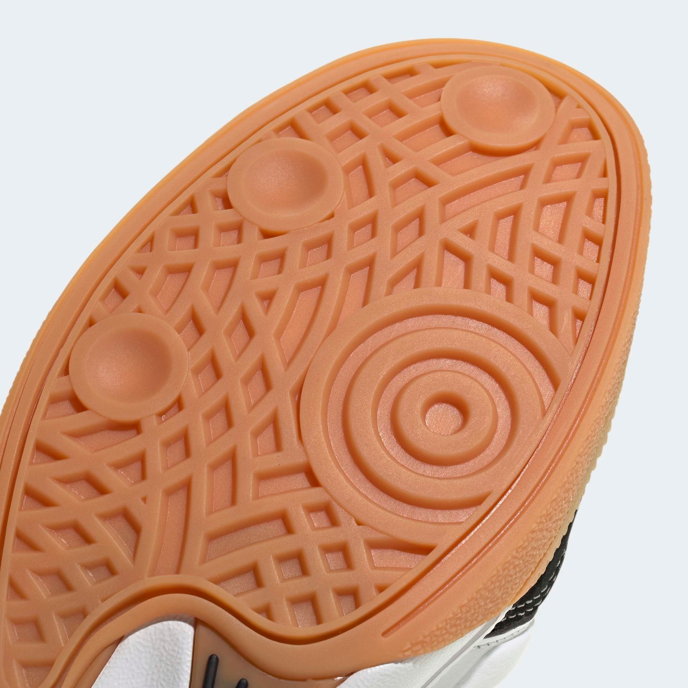 Hallenschuh ADIDAS PERFORMANCE "SPEZIALIST INDOOR", Damen, Gr. 47, core schwarz, cloud weiß, grau three, Leder, Textil, Schuhe Hallenschuh