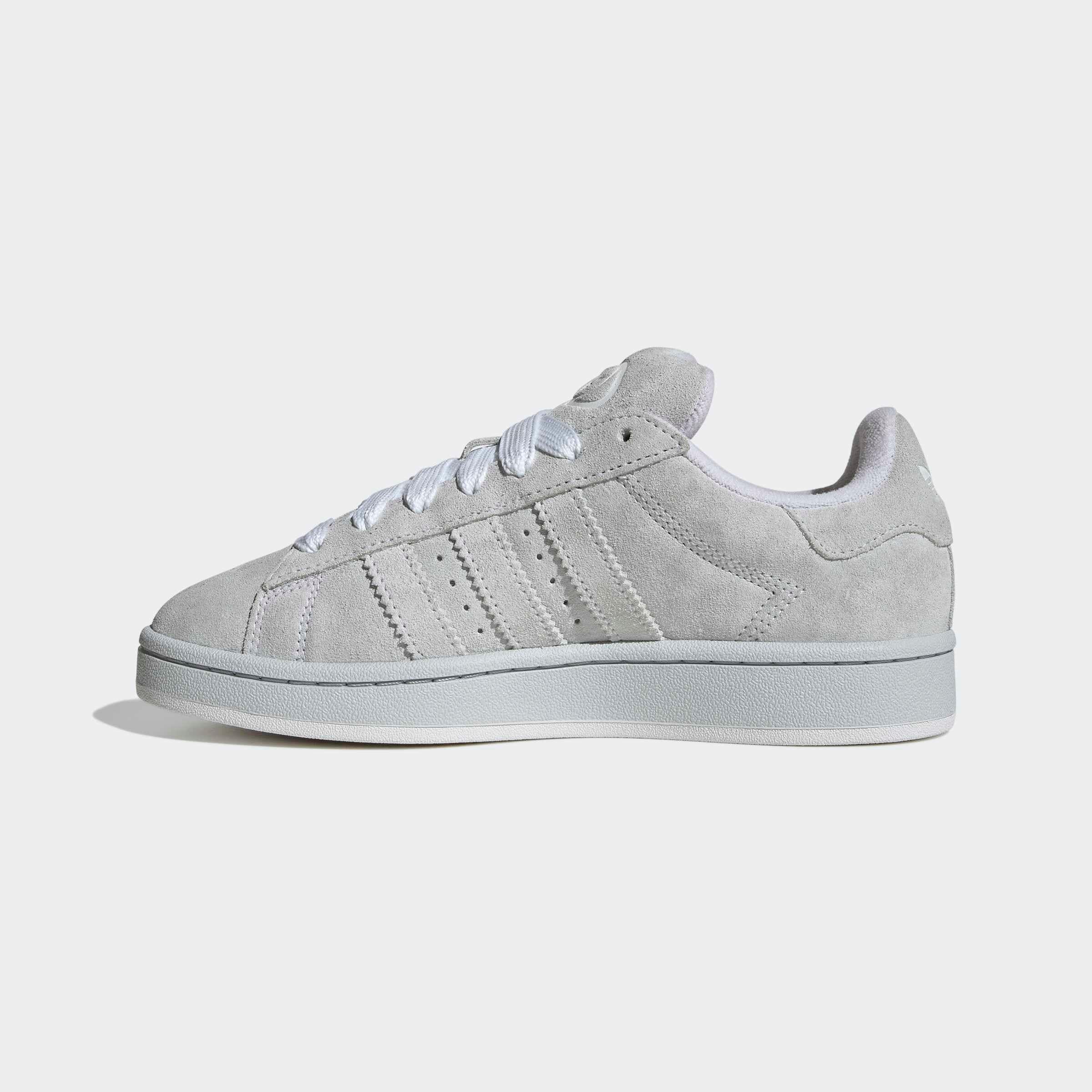 Sneaker ADIDAS ORIGINALS "CAMPUS 00S", Damen, Gr. 38, clear onix, cloud weiß, cloud weiß, Leder, Schuhe Sneaker