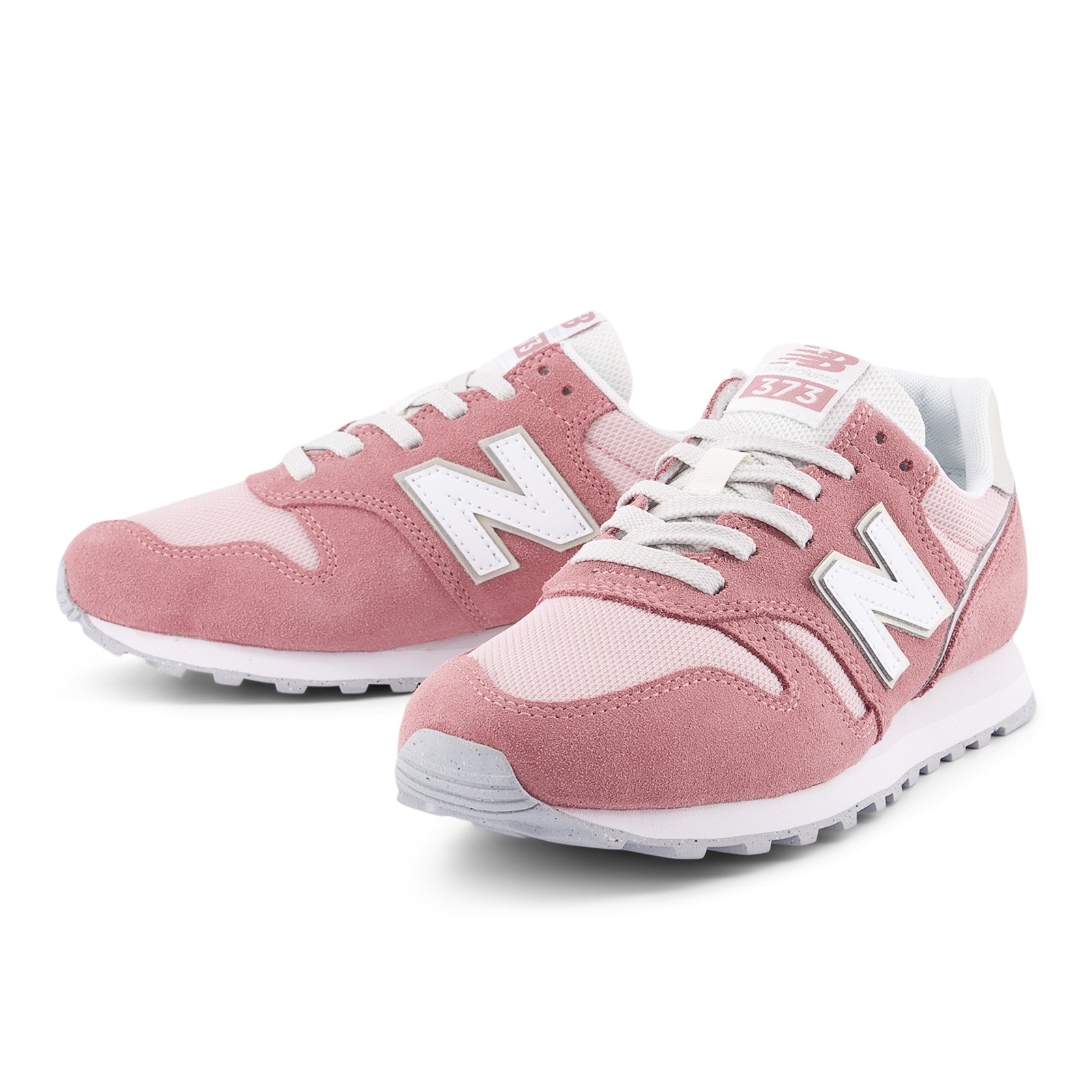 Sneaker NEW BALANCE "373", Damen, Gr. 36,5, rosewood, Leder, Synthetik, Textil, Schuhe Sneaker