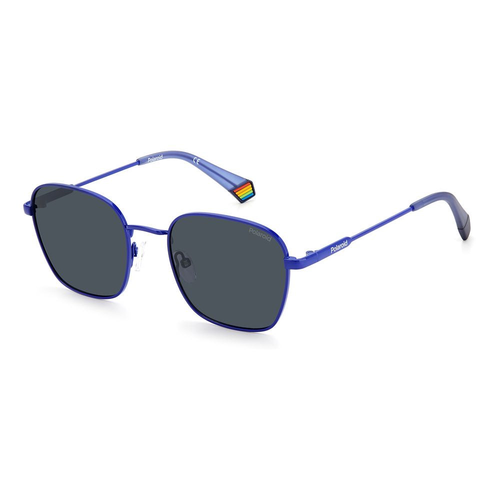Polaroid Blaue Sonnenbrille aus Edelstahl Image