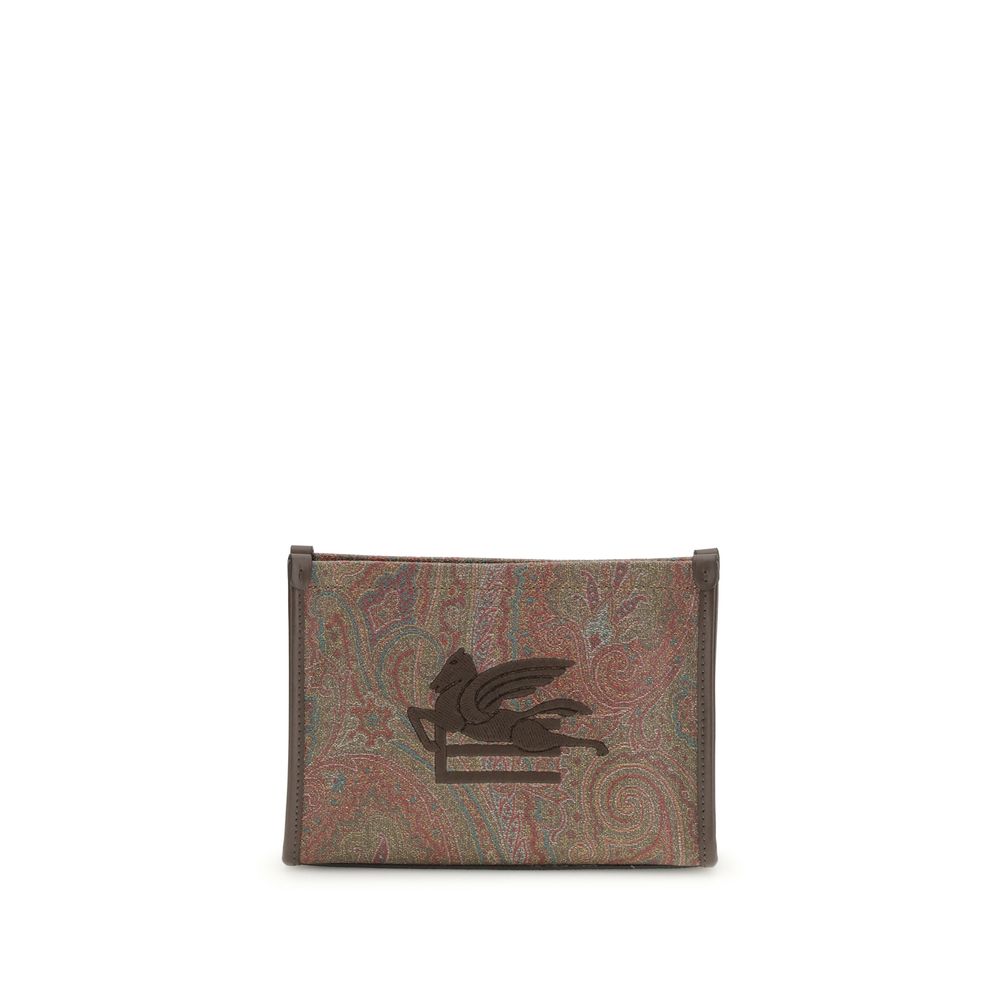 Braune Kalbsleder Bos Taurus Clutch Tasche Image