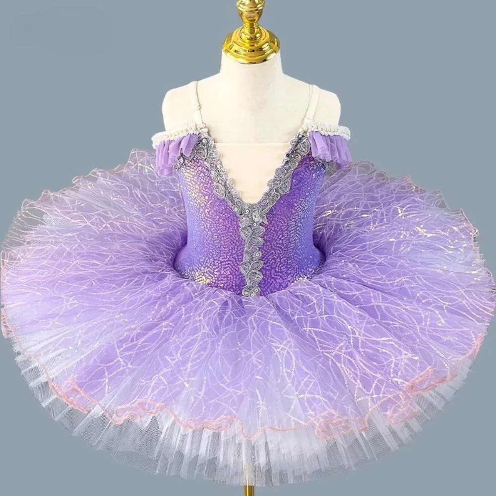 Costumes de scène robe de Ballet vêtements pour enfants justaucorps Tutu de Ballet pour filles robe vêtements de danse princesse Performance vêtements pour enfants