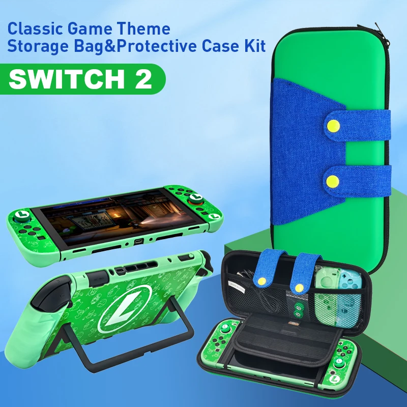 Per NS Switch 2 Custodia Shell Cover Skin Luig Style Borsa protettiva rigida portatile per accessori di gioco NS Switch 2