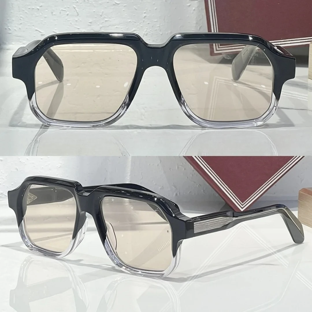 JMM 2025 Ins CHALLENGER Übergroße quadratische Sonnenbrille, Unisex, handgefertigt, UV400, polarisierte Designer-Rezeptbrille Image