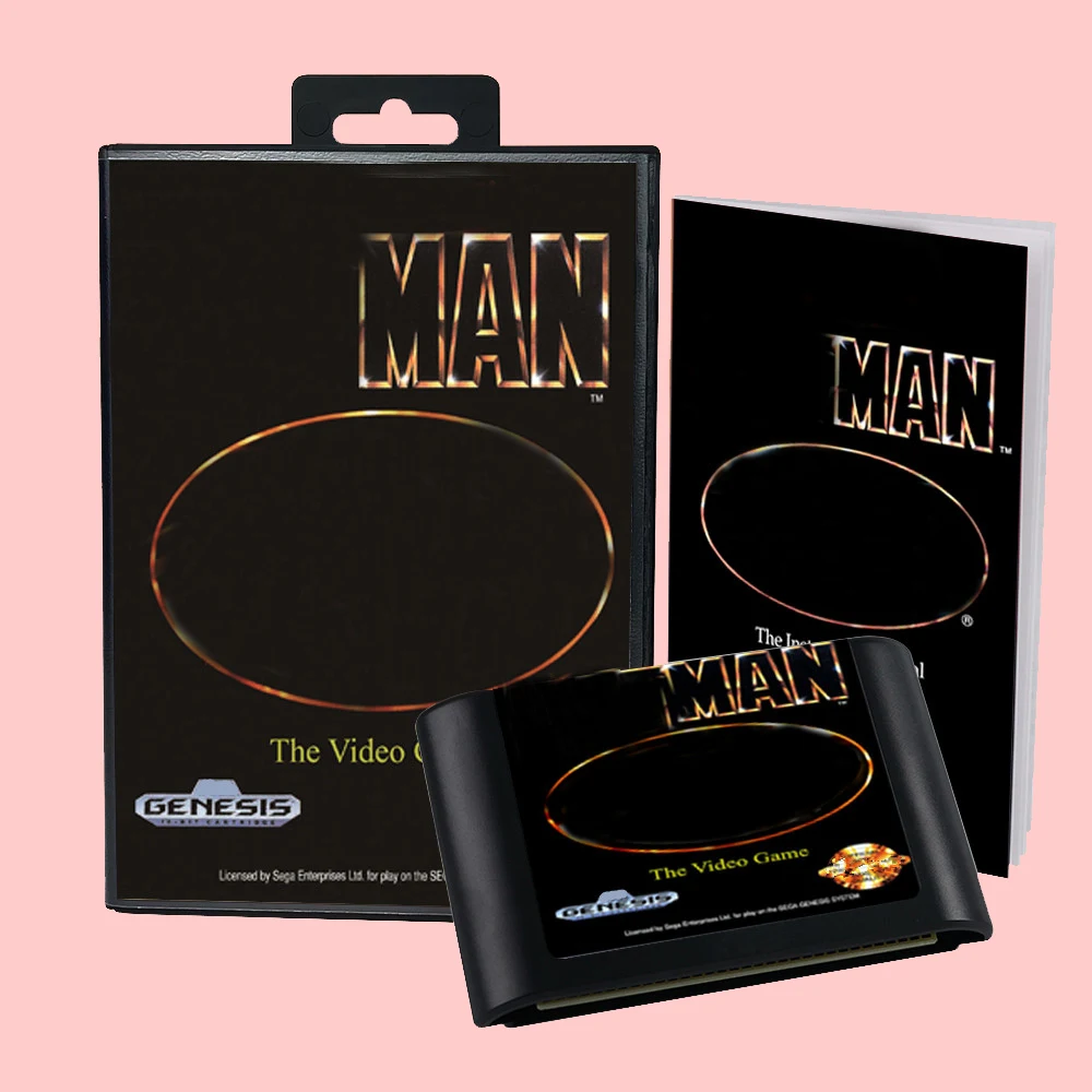 Batmaed Game, die Videospiele, USA/EUR/JAP-Spiel für SEGA Mega Drive Genesis 16-Bit-Konsolen, Spielkassette, Box-Handbuch Image