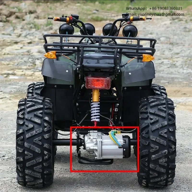 Hochgeschwindigkeitsmotor, bürstenloser Differentialmotor, 48 V, 60 V, 72 V, 500 W, 800 W, 1800 W, 2200 W, bürstenloser elektrischer Dreirad-Minimautomotor, Gleichstrommotor Image