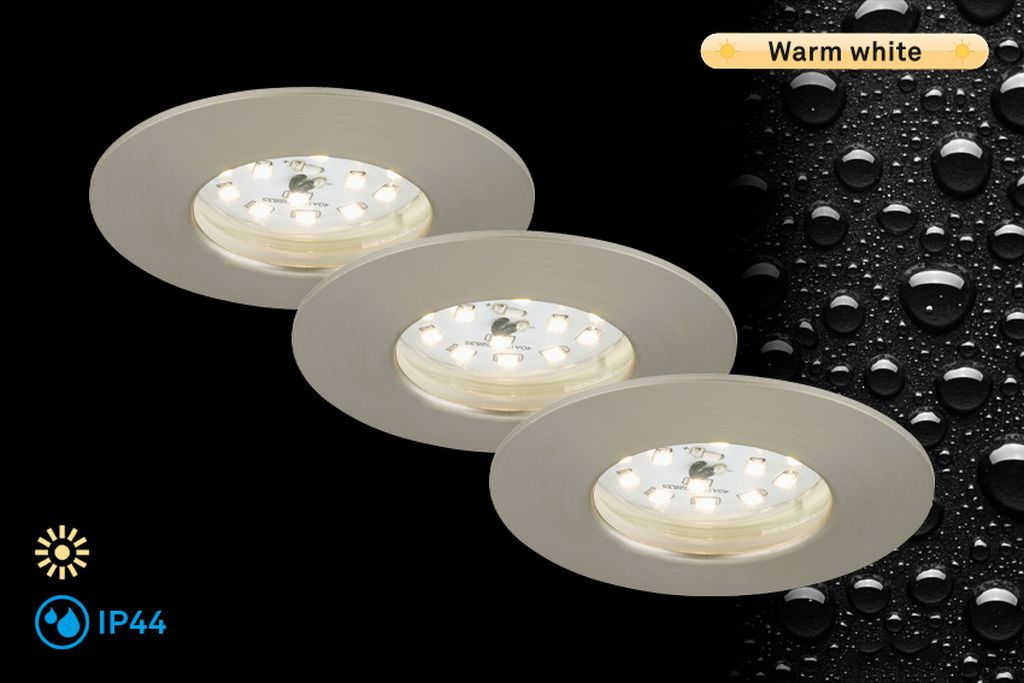 BRILONER LEUCHTEN LED Einbauleuchte "ATTACH ONE", weiß, neutral, Leuchten