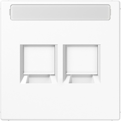 Jung Abdeckung 2-fach LS 1969-2 NA WE WW LS1969-2NAWEWW Image