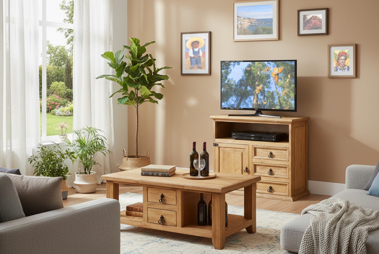 Couchtisch - 4 Schübe, 2 Fächer Image