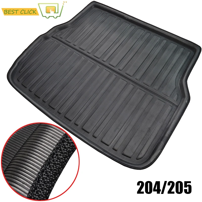 Für BENZ C-Klasse W204 W205 S205 S204 Kombi Wagon 2008-2018 Kofferraum Cargo Liner Stamm Matte boden Teppich 2014 2013 2015 2016 2017 Image