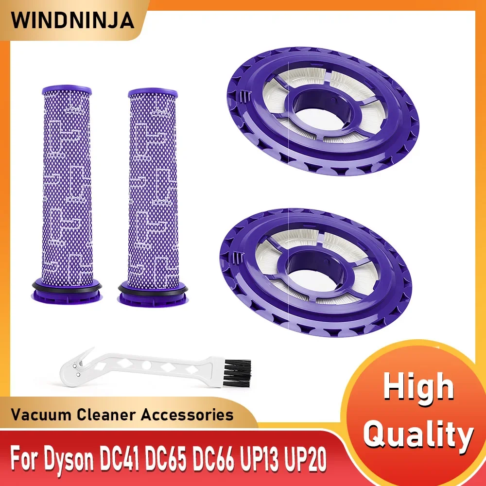 HEPA-Filter-Set ersetzen für Dyson DC41 DC65 DC66 UP13 UP20 Animal Multi Floor und Ball Staubsauger Post-Vorfilter Image