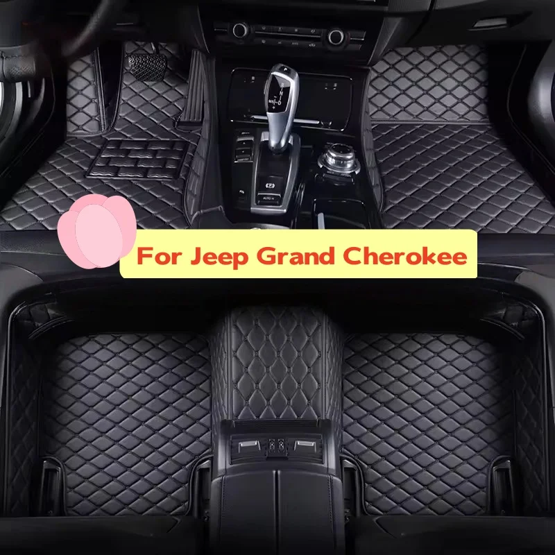 Tappetini auto personalizzati per Jeep Grand Cherokee 2004 2005 2006 2007 2008 2009 2010 2011-2023 Tappeti auto Piede Coche Accessori