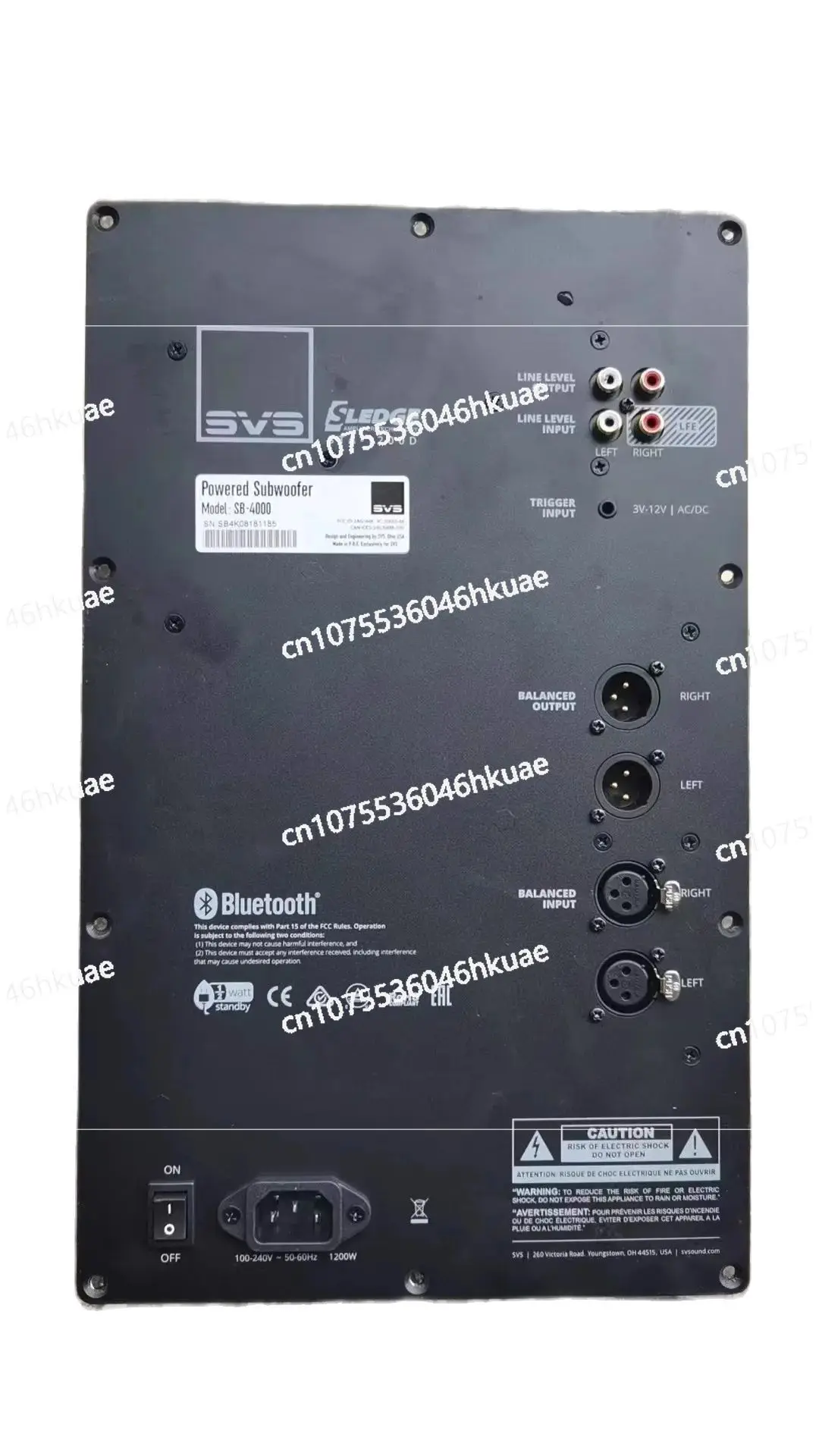 Hifi High-power Heimkino Musik 1200 W Subwoofer Verstärker Bord Nenn Subwoofer Bluetooth App Steuert SVS Subwoofer Bord Image