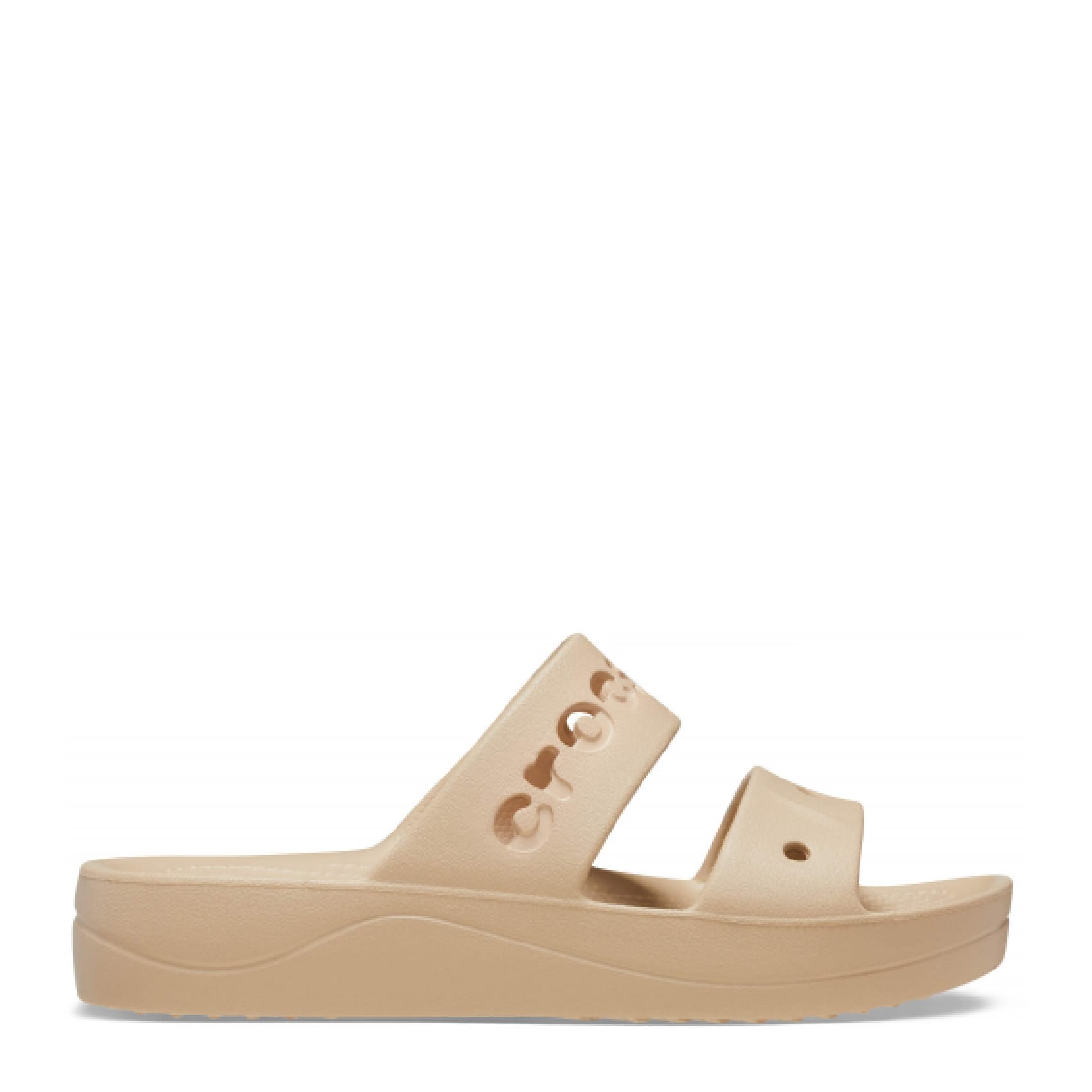 Crocs Womens Baya Platform Clog in Beige Nylon - Size UK 9 | Crocs Sale | Discount Designer Brands