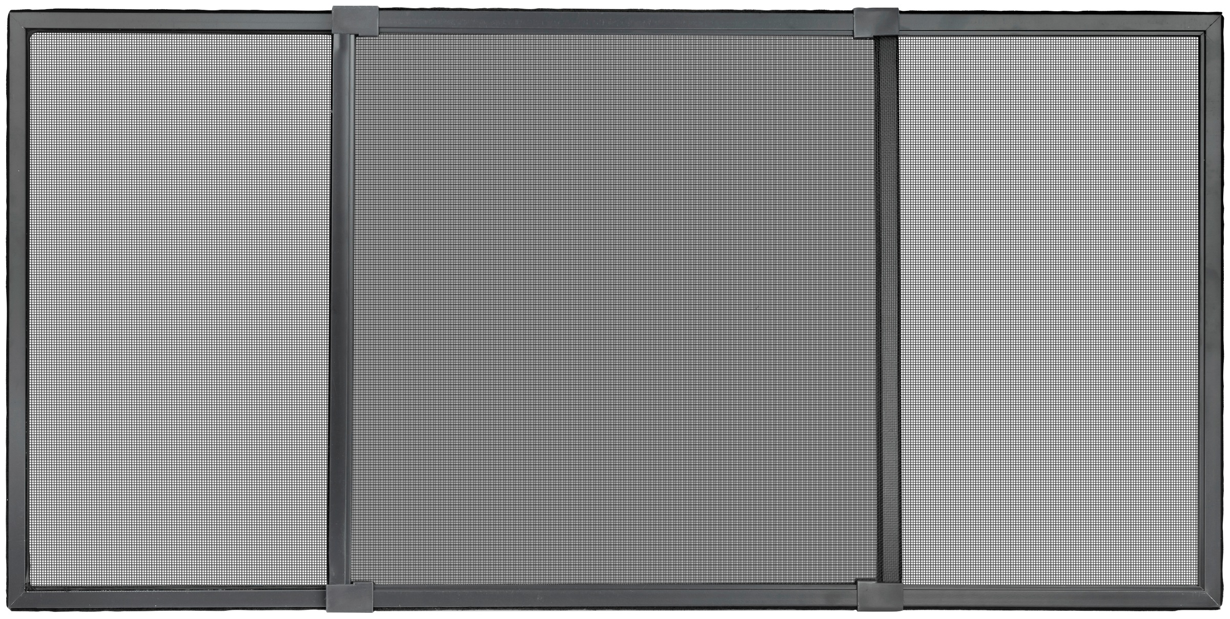 Insektenschutz-Fensterrahmen SCHELLENBERG "ausziehbares Fliegengitter Schiebefenster mit Rahmen", grau (rahmen: grau gewebe: anthrazit), B:142cm H:50cm, Insektenschutzgitter, 50 x 75 - 142 cm oder 75 x 100 -193 cm, weiß und anthrazit