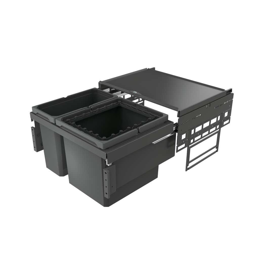 NABER GmbH Naber Cox® Base 360 R/600-2, Abfallsammler anthrazit, H 360 mm 8013406 Image