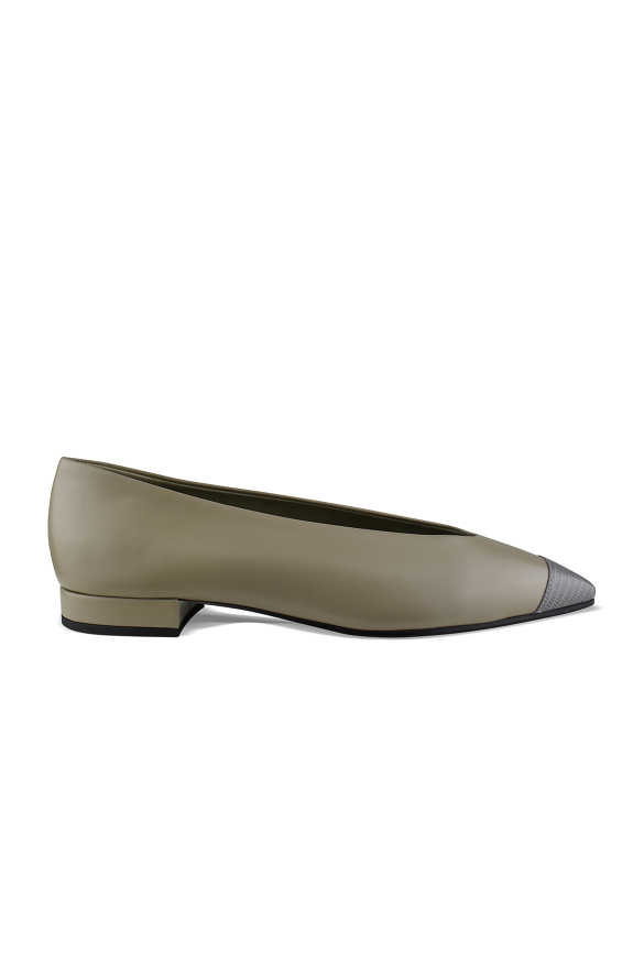 Loro Piana Rebecca Ballerinas Grün 36,5 EU/IT