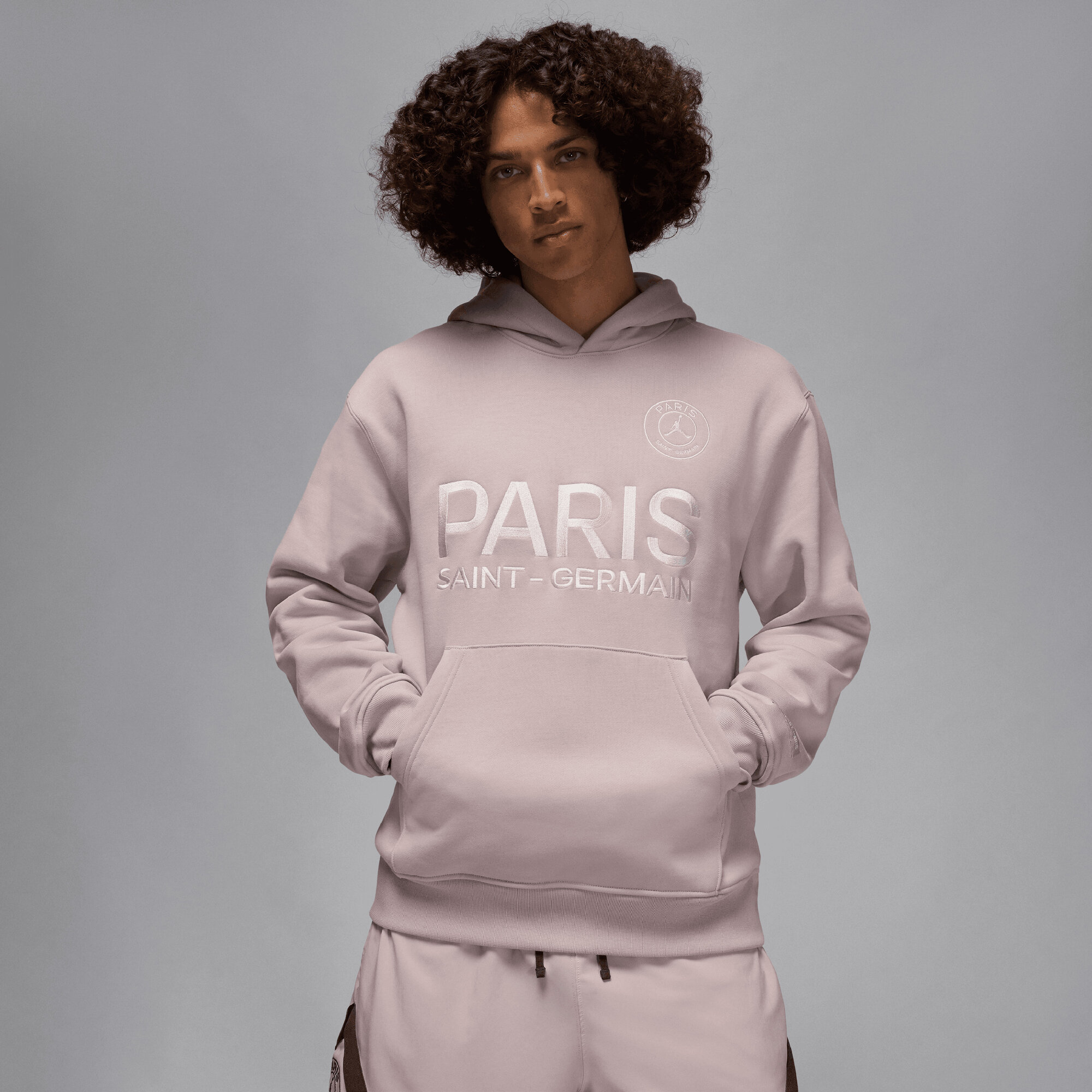 PSG Jordan Statement Fleece Hoodie - Teilchenrose Image