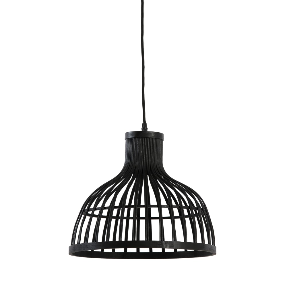 Suspension bambou noir Ø35cm