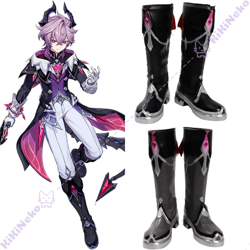 Spiel Genshin Impact Durin Cosplay Schuhe Durin Cosplay Stiefel Mini Durin Schuhe Rolle Spielen Für Hallowmas Karneval Erwachsene Frauen Männer Image