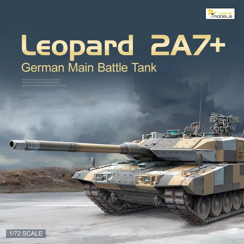 Vespid Modellbausatz VS720015 Moderner Kampfpanzer Deutscher Leopard 2A7+ 1/72 Image