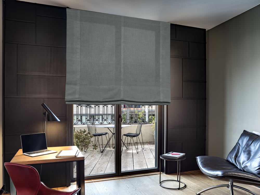 Store bateau gris 150 x 175 cm