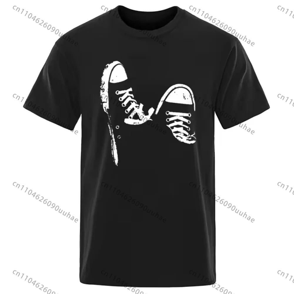 Casual Männer T Shirt Männer Kühlen Skate Schuhe Druck T Shirts 100% Baumwolle Komfortable Premium Camisetas Übergroßen Mode Tops Tees