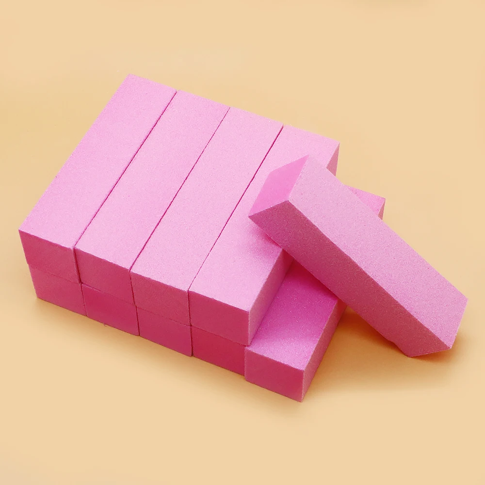 10 stücke Professionelle Schwamm Nagel Datei Maniküre Pediküre Puffer Polierer Block Nail art Dateien Schleifen Polieren Nägel Pflege Werkzeuge